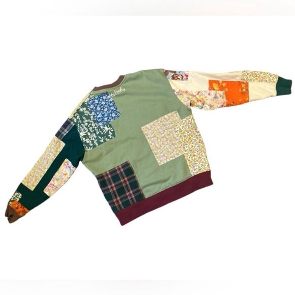 Teddy Fresh | Long Sleeve Sweater ELTON JOHN Patchwork Crewneck | Unisex | S - Picture 9 of 9